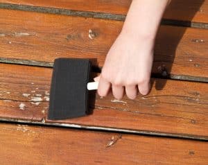 deck staining