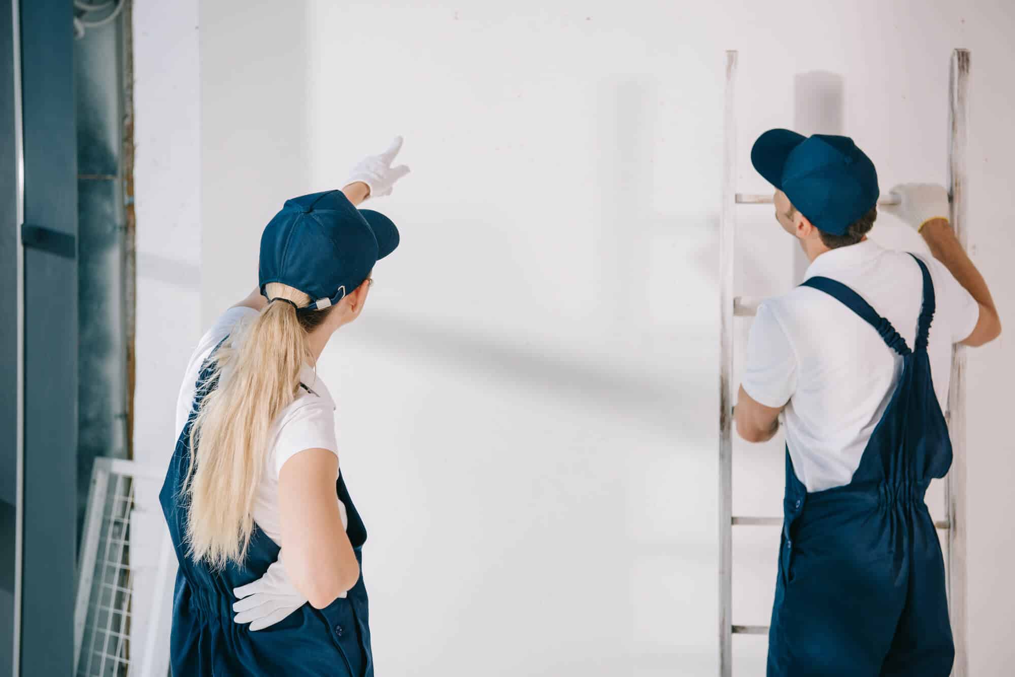 two painting contractors