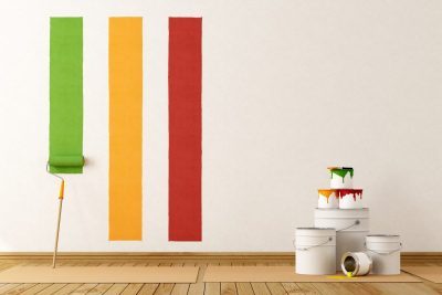 Different Paints on Wall - Turnkey Painters